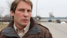 Ryan Dolby poses for a photo near the Ford Assembly Plant north of St. Thomas, Ontario, Wednesday, March 30, 2011, (Dave Chidley / THE CANADIAN PRESS)