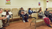 Waiting room in Sunnybrook Hospital, Toronto. - Waiting room in Sunnybrook Hospital, Toronto. | For The Globe and Mail