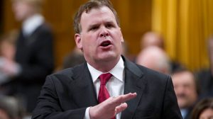 Government House Leader John Baird responds to a question during Question Period in the House of Commons on Parliament Hill in Ottawa on Thursday, March 24, 2011. (Sean Kilpatrick /  THE CANADIAN PRESS)